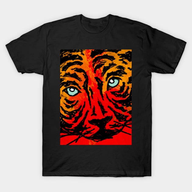 Baby Tiger T-Shirt by ArtbyCorey